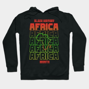 Black History Month - africa Hoodie